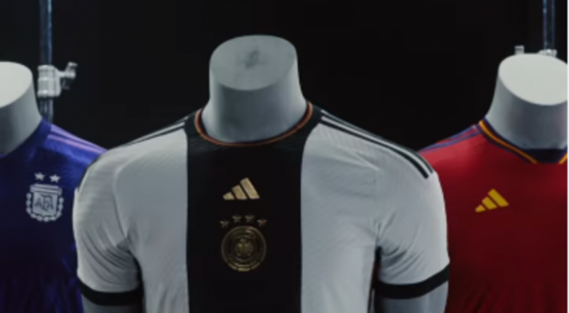 As camisas de Alemanha, Argentina e Espanha para a Copa do Mundo 2022