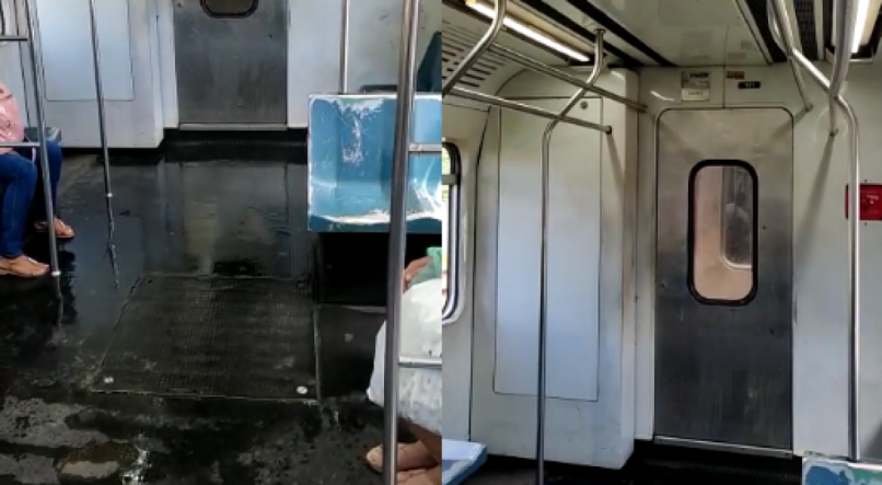 Imagens foram gravas em trem da Linha Sul do Metrô do Recife