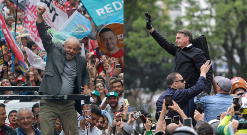 ELEIÇÕES Lula e Bolsonaro encerram campanha na véspera na eleição
