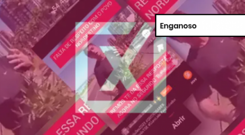 É enganoso vídeo publicado no Kwai que tenta relacionar declarações do presidente e candidato à reeleição, Jair Bolsonaro (PL), feitas em 2018, ao segundo turno da disputa presidencial de 2022