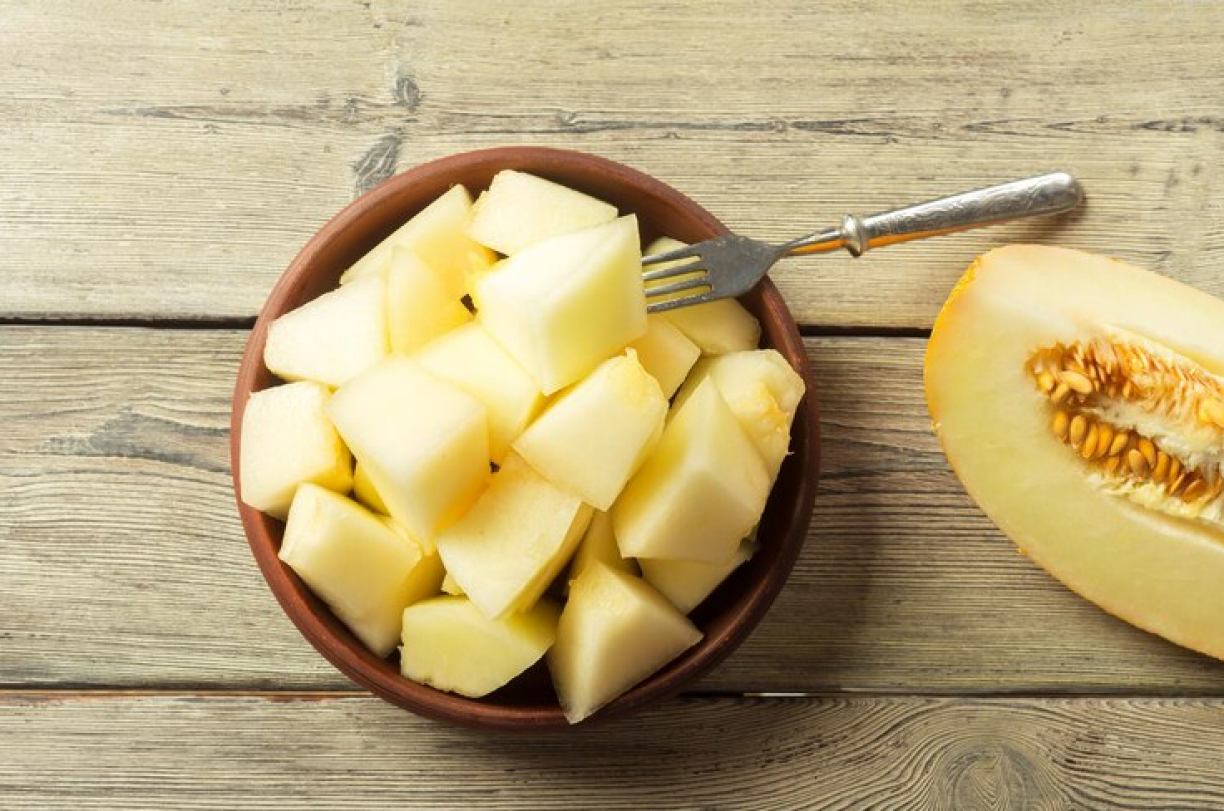 Suco de mel&atilde;o com lim&atilde;o 