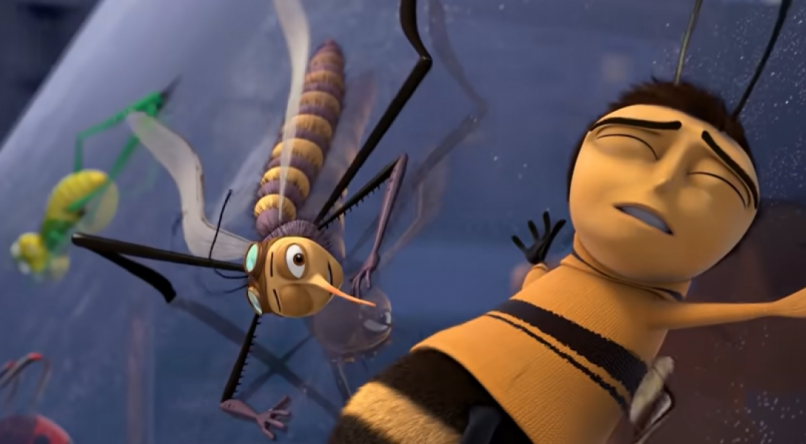 Cena do filme '"Bee Movie - A História de uma Abelha' foi pauta do Twitter.