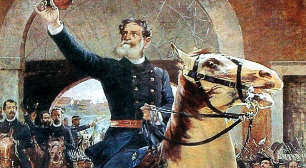 "A Proclamação da República por Deodoro de Fonseca", óleo sobre tela de Henrique Bernardelli, 1891