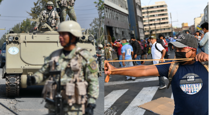 Peru decreta estado de emergência após protestos violentos.