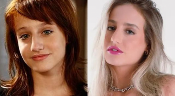 Bruna Griphao antes nos bastidores de 'Malhação' em 2013 e depois para o BBB 23.