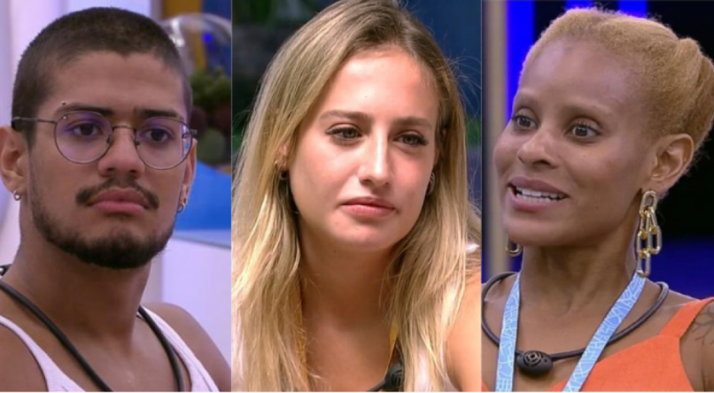 Gabriel Santana, Bruna Griphao e Aline Wirley estão no 11º paredão do BBB 23.