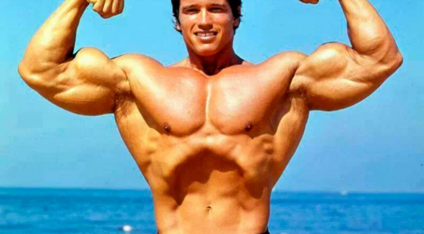 Arnold Schwarzenegger Corpo musculoso ganho de massa muscular/Reprodução 