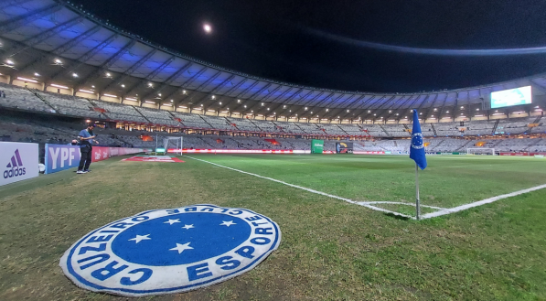 Estádio do Mineirão será palco do jogo do Cruzeiro nesta noite 