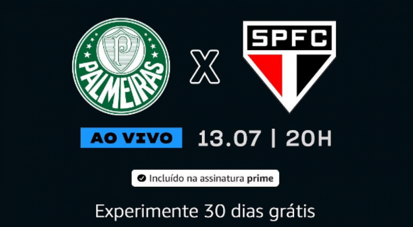 AO VIVO, PALMEIRAS X SÃO PAULO