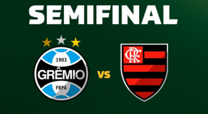 Grêmio x Flamengo é uma das semifinais da Copa do Brasil