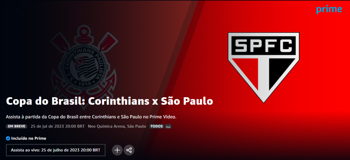 Corinthians x São Paulo ao vivo: assista online grátis ao jogo