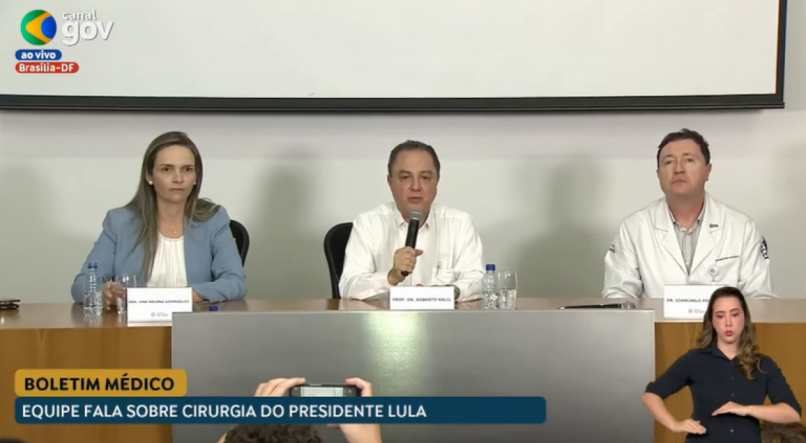 "Foi uma cirurgia programada e que transcorreu dentro da normalidade", afirmaram médios