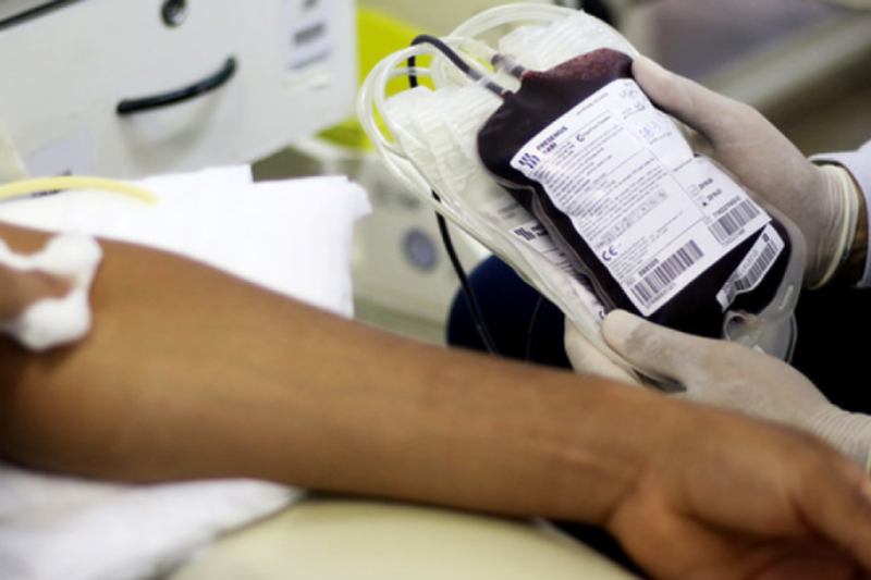 Imagem ilustrativa: doação de sangue.