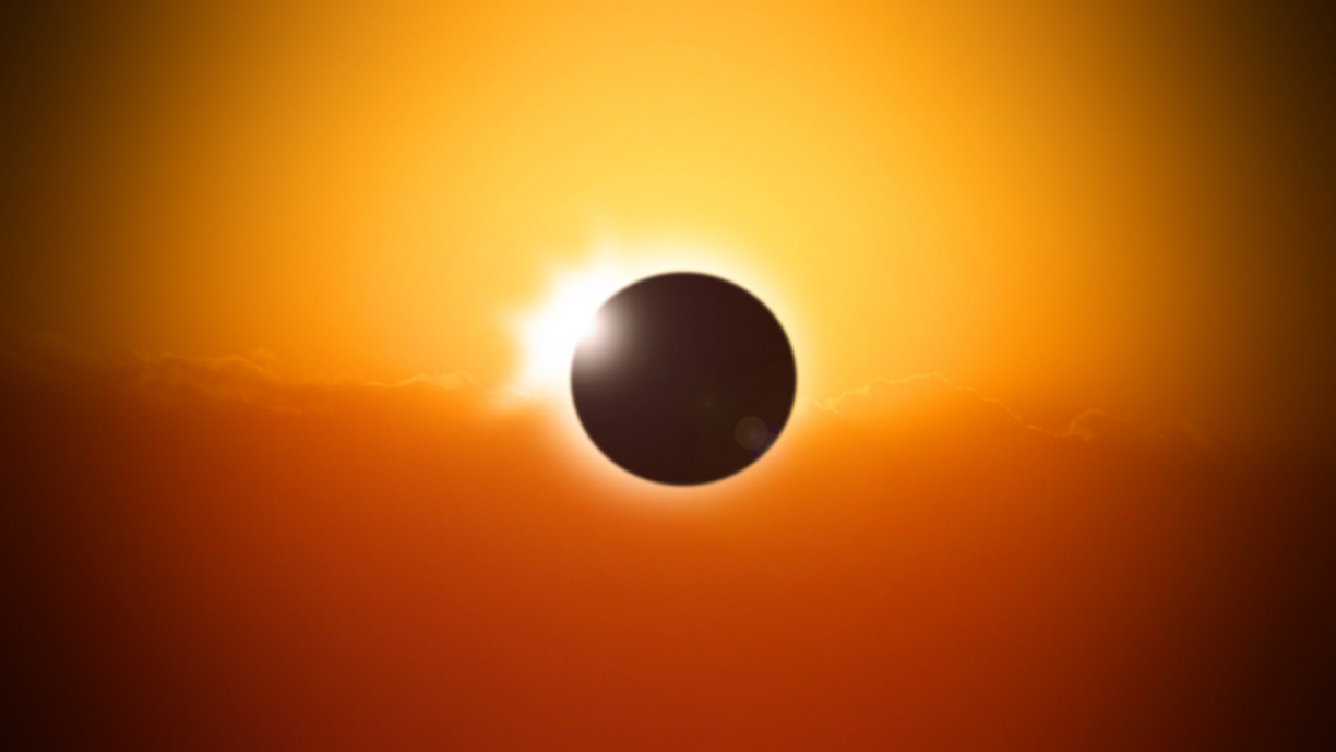 Confira qual o melhor hor&aacute;rio para ver o eclipse solar anular.