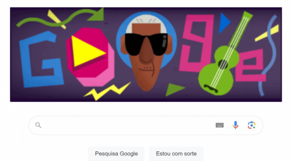 Google destaca Cartola, cantor e compositor brasileiro de samba.