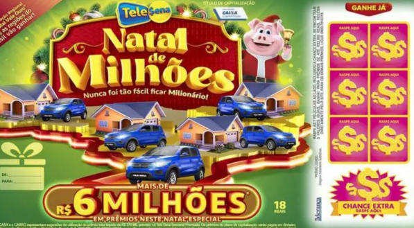 1° sorteio da Tele Sena de Natal 