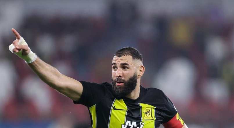 Benzema é o principal jogador do Al-Ittihad na disputa do Mundial de Clubes