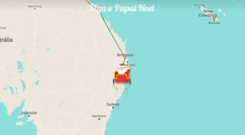 A ferramenta "Onde está o Papai Noel" incentiva o espírito divertido do Natal