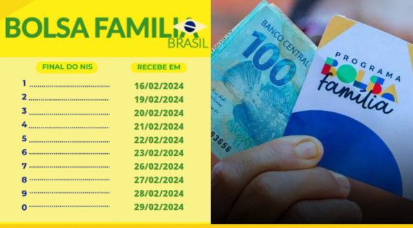 Calendário Bolsa Família fevereiro 2024: Adicionais serão pagos após o Carnaval; veja valor da parcela