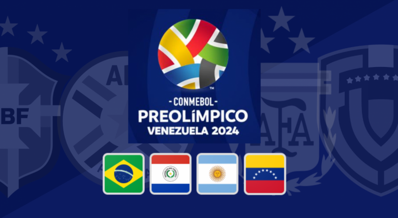 Brasil, Paraguai, Argentina e Venezuela brigam por duas vagas nos Jogos Olímpicos 2024