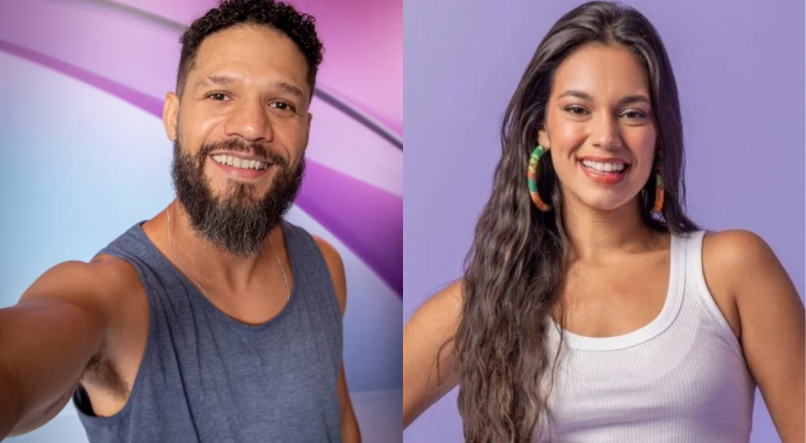 Juninho e Alane foram para o 7º paredão do BBB 24