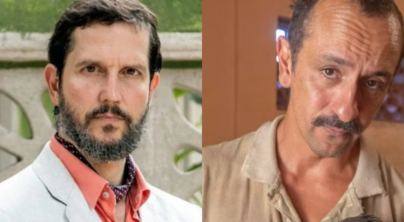 Coronel Egídio (Vladmir Brichta) e Tião Galinha (Irandhir Santos) em Renascer