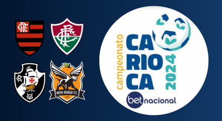 Flamengo x Fluminense e Vasco x Nova Iguaçu são os confrontos da semifinal do Carioca 2024