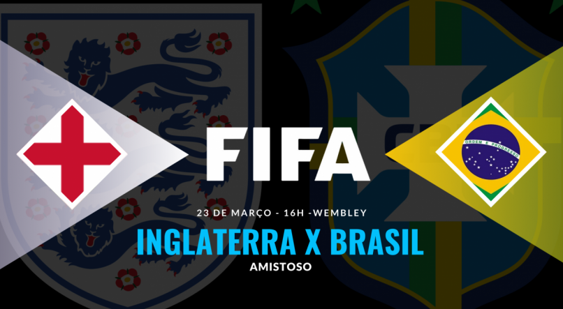Tempo Real: Inglaterra x Brasil, em Wembley