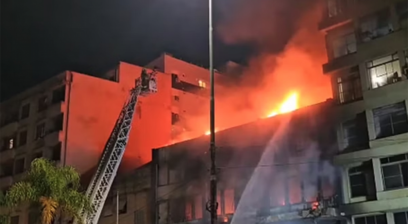 Incêndio em pousada de Porto Alegre deixa pelo menos dez mortos