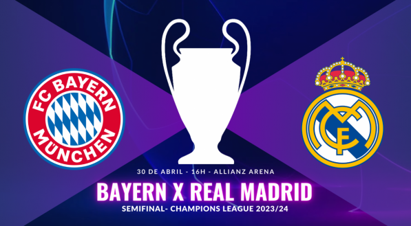 Qual canal vai transmitir Bayern de Munique x Real Madrid hoje, 30/04? Vai passar no SBT, TNT ou Max? Saiba horário, escalações e onde assistir a semifinal da Champions League