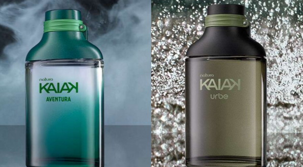 Imagem ilustrativa de perfumes da linha Kaiak