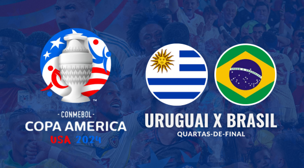 Uruguai x Brasil, pelas quartas-de-final, da Copa América 2024