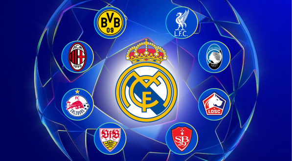 Tabela do Real Madrid na Champions League 2024/25