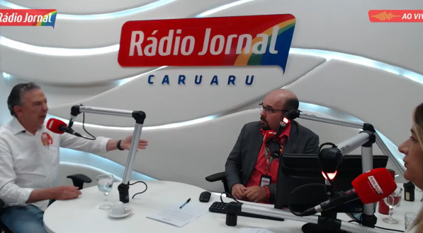 José Queiroz participou da sabatina da Rádio Jornal Caruaru nesta quinta-feira (5/9)