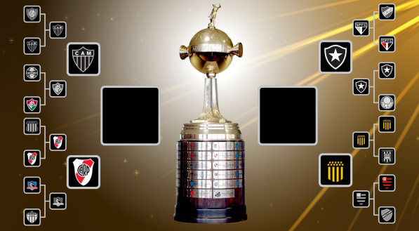 Atlético-MG x River Plate e Botafogo x Peñarol são as semifinais da Libertadores 2024