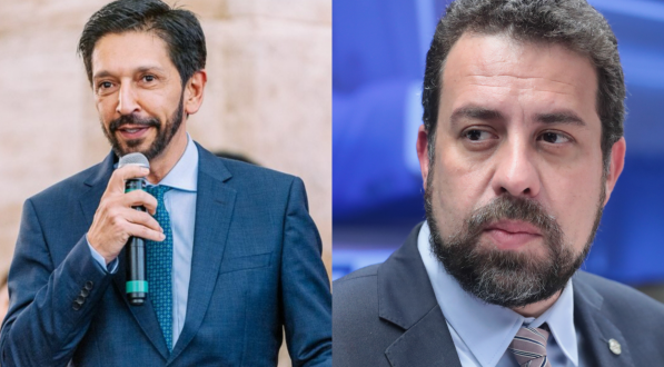 Candidatos à prefeitura de São Paulo (SP) Ricardo Nunes (MDB) e Guilherme Boulos (PSOL)