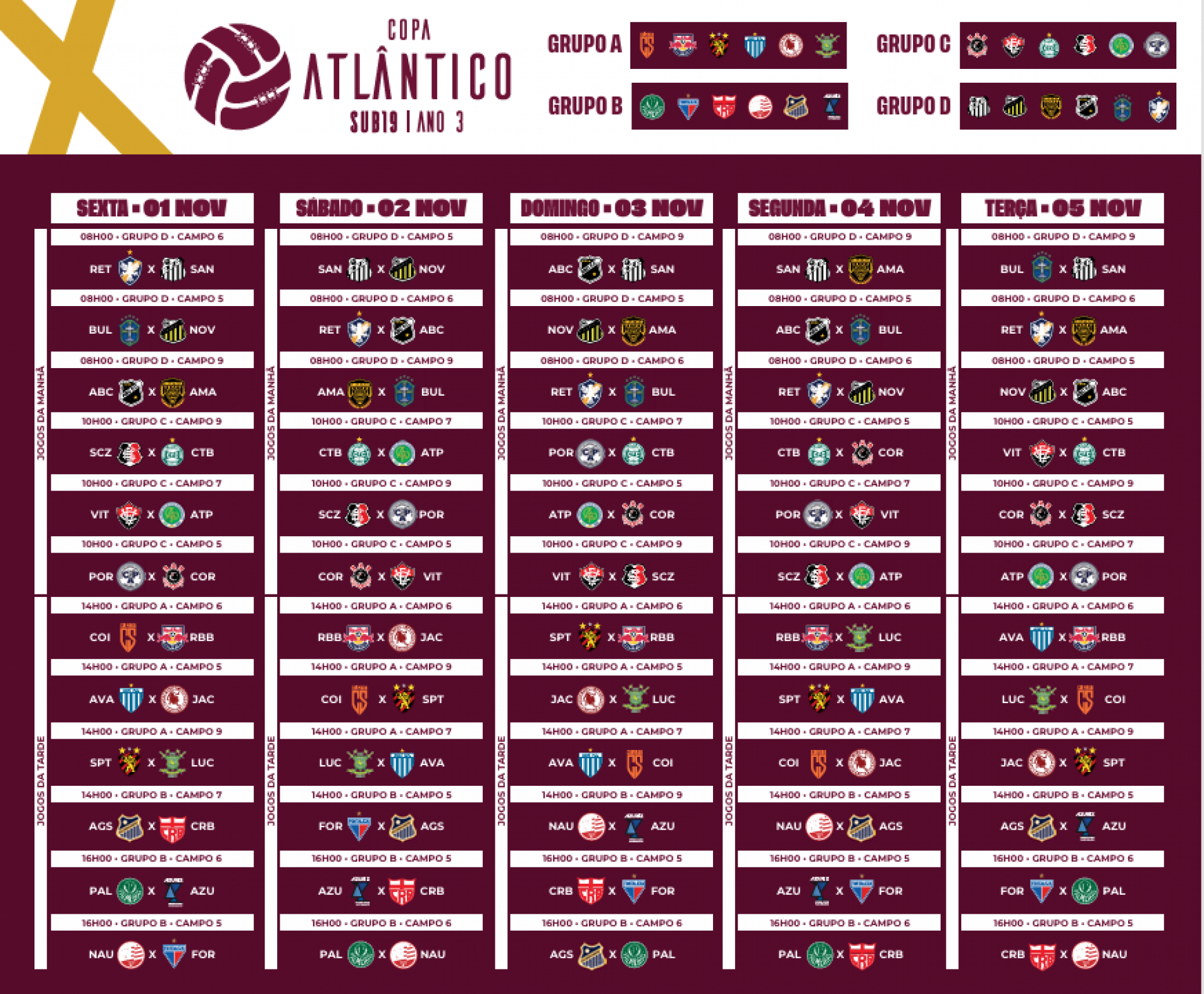 Divulgação/Copa Atlântico