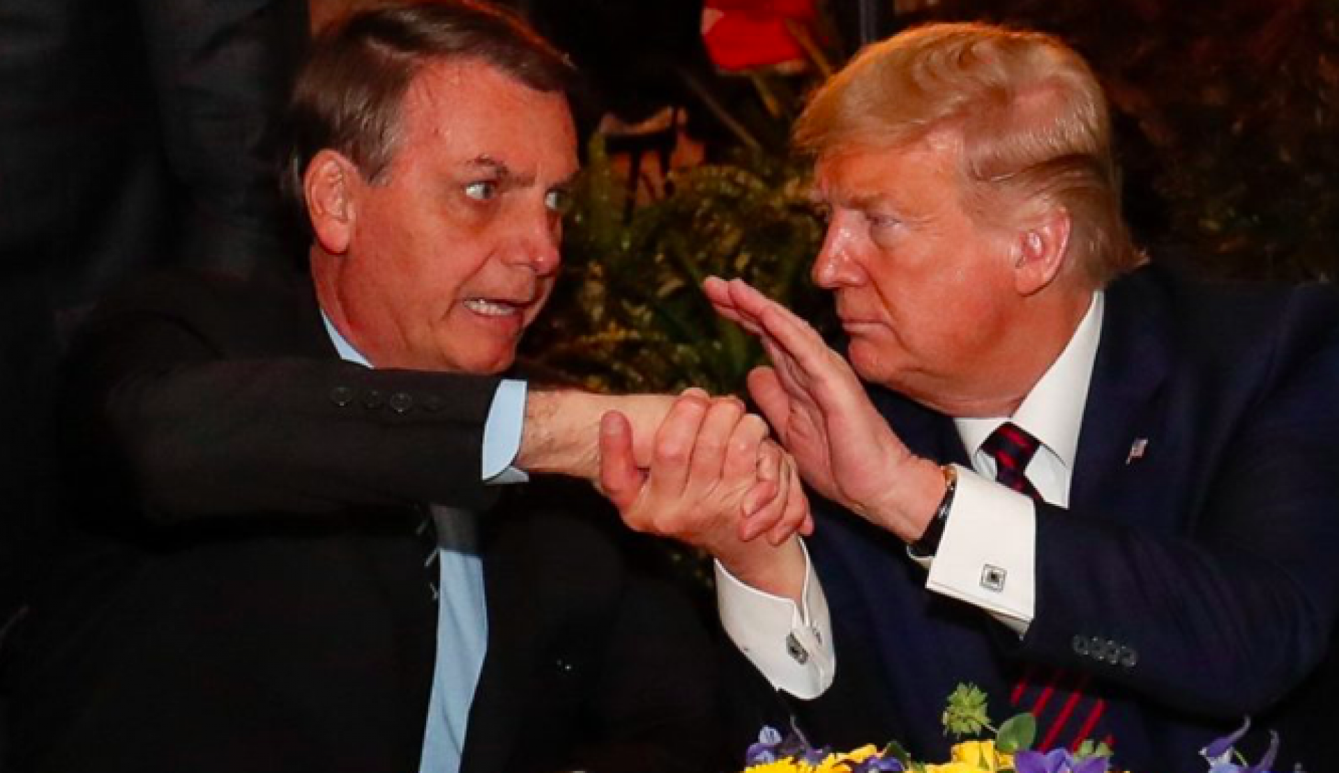 Bolsonaro e Trump, quando o presidente brasileiro podia viajar "com a banda"