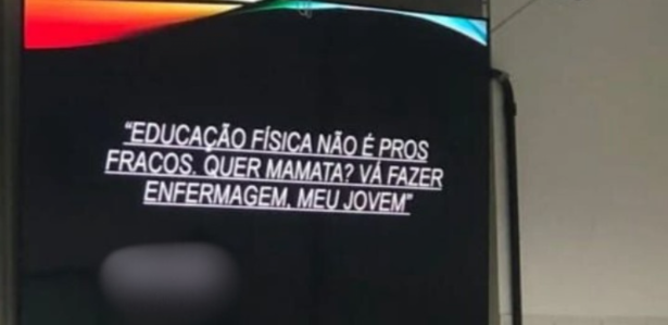 Imagem: captura de tela da publicação que circulou nas redes sociais.