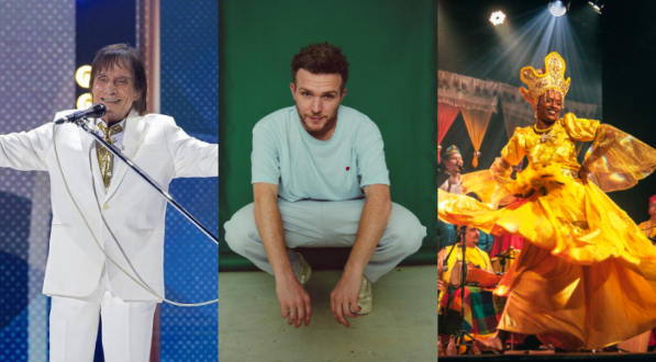 Roberto Carlos, Martijn Ten Velde (Phase Festival) e Afoxé Oxum Pandá, que realiza o 'Santería'