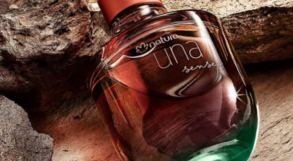 Imagem do perfume "Una Senses" da Natura