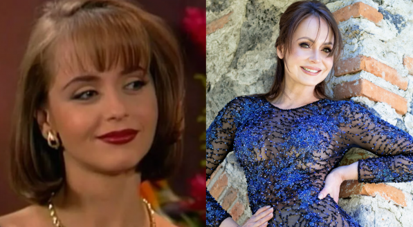 Gaby Spanic, atriz e cantora que interpretou Paola e Paulina na novela mexicana A Usurpadora.
