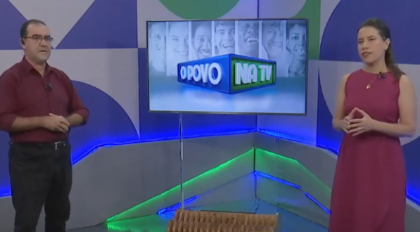 Imagem da governadora Raquel Lyra no programa O Povo na TV