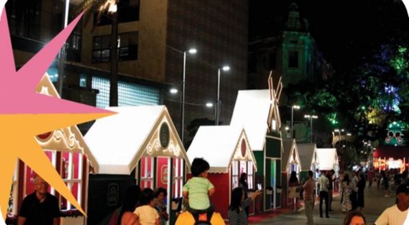 Imagem da ação da O Boticário no Natal do Recife