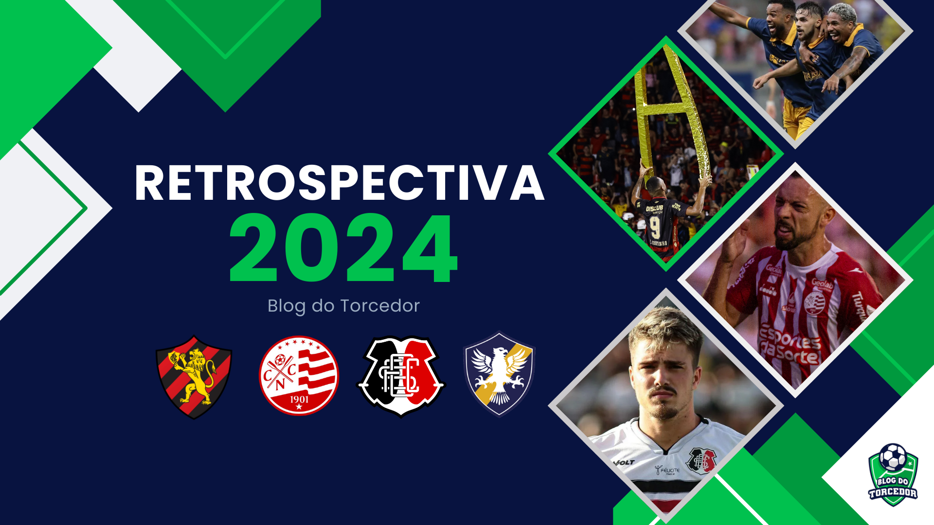 Coluna do Escrete: Retrospectiva 2024 e as projeções de Sport, Náutico, Santa Cruz e Retrô para 2025