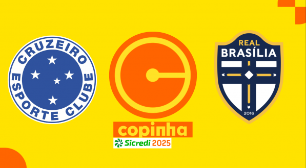 Cruzeiro x Real Brasília, pela 1ª rodada do Grupo 13 da Copinha 2025