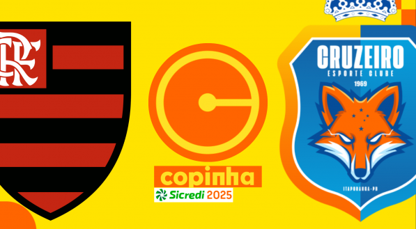 Flamengo x Cruzeiro-PB, pela 1ª rodada do Grupo 23 da Copinha 2025