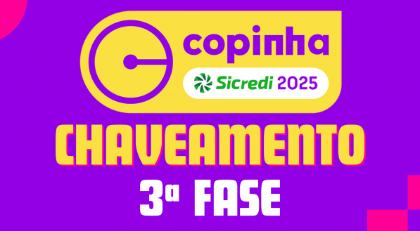 Chaveamento da 3ª fase da Copinha
