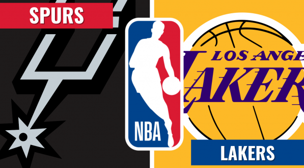 Spurs x Lakers, pela NBA