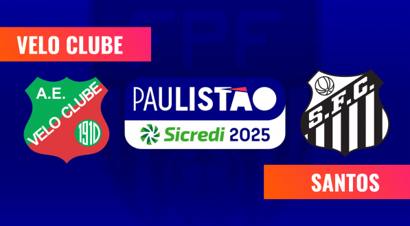 Velo Clube x Santos, pelo Paulistão 2025
